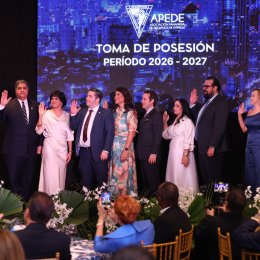 ITSE fortalece su vinculación con el sector empresarial durante la toma de posesión de la Junta Directiva de APEDE 2026-2027